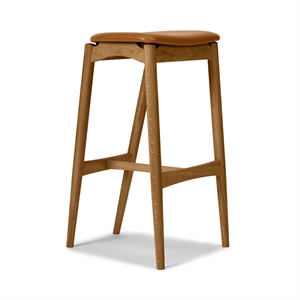Sibast Furniture No 7 Barkrakk 65 Ryggløs Oljet Eik/Konjakk