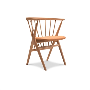 Sibast Furniture No 8 Spisestuestol Oljet Eik og Konjakkskinn