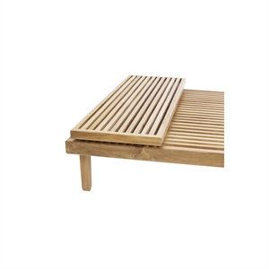 Sibast Furniture RIB Toppbord for Ottomansk Teak