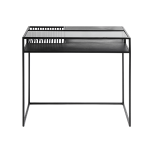 Muubs Denver skrivebord Sort med Sort glass