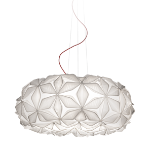 SLAMP C'Est La Vie Taklampe Stor Hvit/ Rød