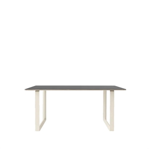 Muuto 70/70 Spisebord 170x85 Sort Linoleum/ Sand