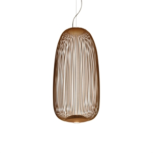 Foscarini Spokes 1 Taklampe med LED Kobber