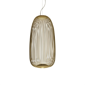 Foscarini Spokes 1 Taklampe med LED Gull