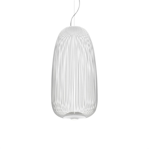 Foscarini Spokes 1 Taklampe med LED Hvit