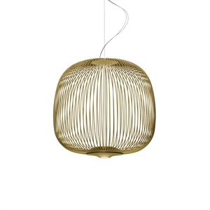 Foscarini Spokes 2 Midi Taklampe med LED Gull