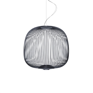 Foscarini Spokes 2 Midi Taklampe med LED Grå