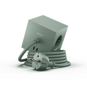 Avolt Square 1 USB C & Magnet 180cm Eikegrønn