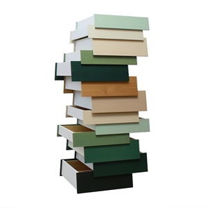 Established & Sons Stack-kommode med 13 Skuffer, Salvie