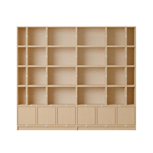 Muuto Stablet Bokhyllekonfigurasjon 1 Eik