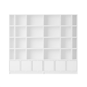 Muuto Stablet Bokhylle Konfigurasjon 1 Hvit