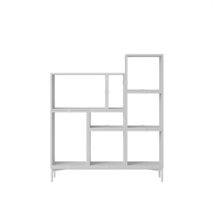 Muuto Stablet Bokhyllekonfigurasjon 5 Grå