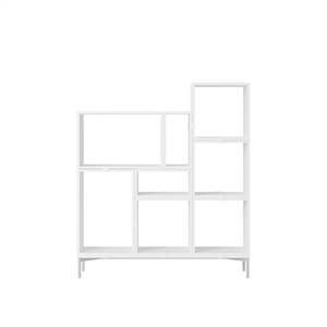 Muuto Stablet Bokhyllekonfigurasjon 5 Hvit