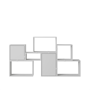 Muuto Stablet Bokhyllekonfigurasjon 6 Grå