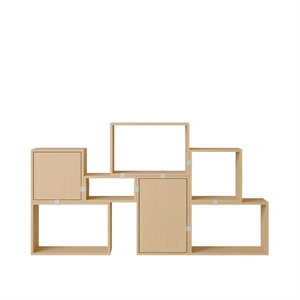 Muuto Stablet Bokhyllekonfigurasjon 6 Eik