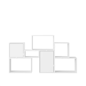 Muuto Stablet Bokhyllekonfigurasjon 6 Hvit