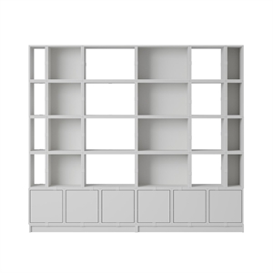 Muuto Stablet Kontorhyllekonfigurasjon 1 Grå