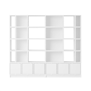 Muuto Stablet Kontorhyllekonfigurasjon 1 Hvit