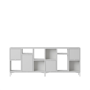 Muuto Stablede Kontorhyller Konfigurasjon 3 Grå