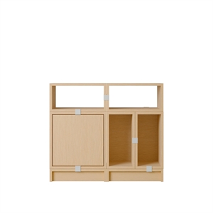 Muuto Stablede Kontorhyller i Eik, 5 Stk.