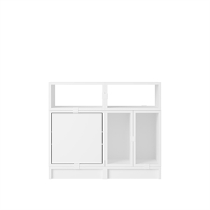 Muuto Stablede Kontorhyller Konfigurasjon 5 Hvit