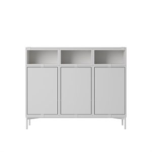 Muuto Stablet Bokhyllekonfigurasjon 3 Grå