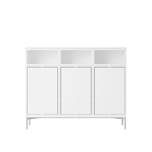 Muuto Stablede Hyllekonfigurasjon 3 Hvit