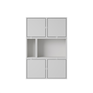 Muuto Stablet Bokhyllekonfigurasjon 4 Grå