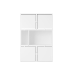 Muuto Stablede Hyllekonfigurasjon 4 Hvit