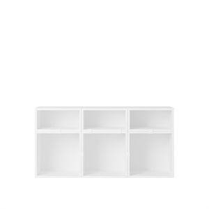 Muuto Stablede Hyllekonfigurasjon 5 Hvit