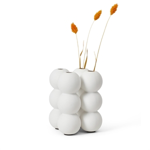 Stori Ballvase Stor Hvit
