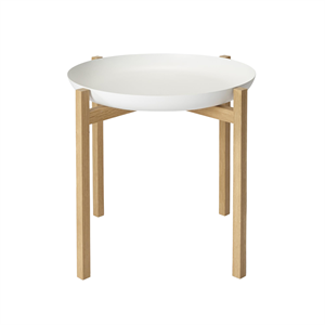 Design House Stockholm Tabo Sett Sidebord Høyt Hvit