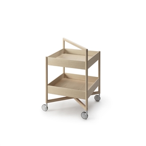 Nikari Taso Brett Høy med Hjul Eik