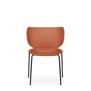 Moooi Hana Spisestol Utrukket Sett med 2 Terrakotta/ Sort Stabelbar