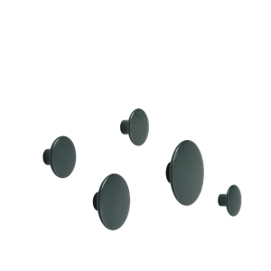 Muuto Dots Kleskroker Metall 5 Stk. Grønn