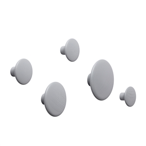 Muuto Dots Kleskroker Grå 5 Stk.