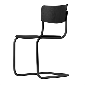 Thonet S 43 Cantilever Spisestol Sort/ Sort Bøketre