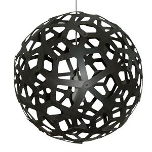David Trubridge Coral Ø100 Svart Taklampe