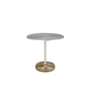 Northern Ton Sidebord Stor Brun Marmor/ Aluminium