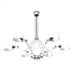 Tonone Bolt Chandelier Taklampe Hvit