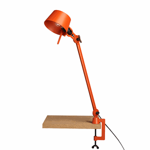 Tonone Bolt En Arm Bordlampe Oransje med klemme