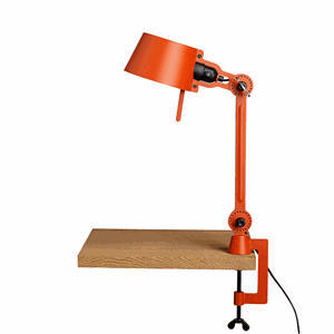 Tonone Bolt En Arm Kort Bordlampe Oransje med klemme