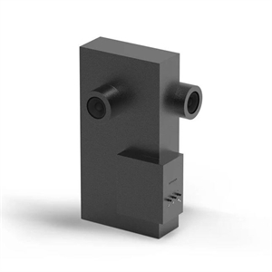 Transparent Brutalistisk Skulpturhøyttaler Sort