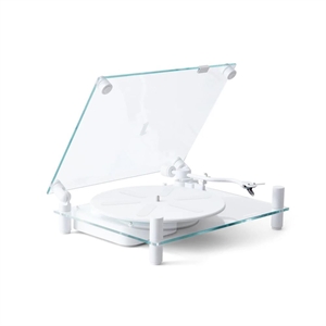 Transparent Platespillerhøyttaler Sort