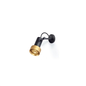 Trizo 21 2Thirty-W1 Honeycomb Vegglampe Sort/ Gull Ring