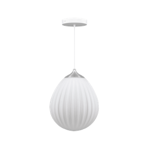 Umage Around World Taklampe Medium Stål/ Hvit