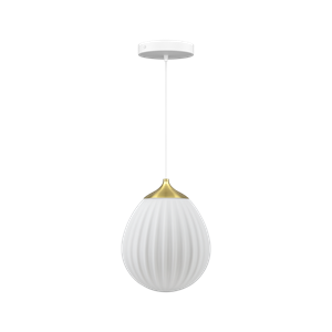 Umage Around The World Taklampe Mini Messing/ Hvit
