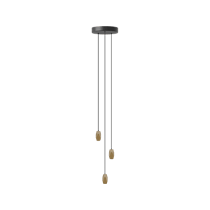 Umage Brighter Days Hexa Taklampe med Cluster 3 i Messing