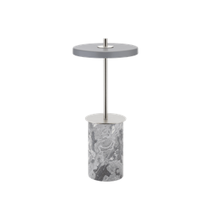 Umage Asteria Move bærbar lampe mini Grå marmor/stål