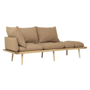 Umage Lounge Around 3-seters Sofa Eik/sukkerbrun